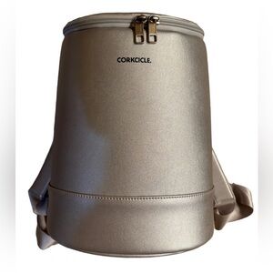 CORKCICLE Eola Bucket Cooler Backpack/Bag Silver - Used Once